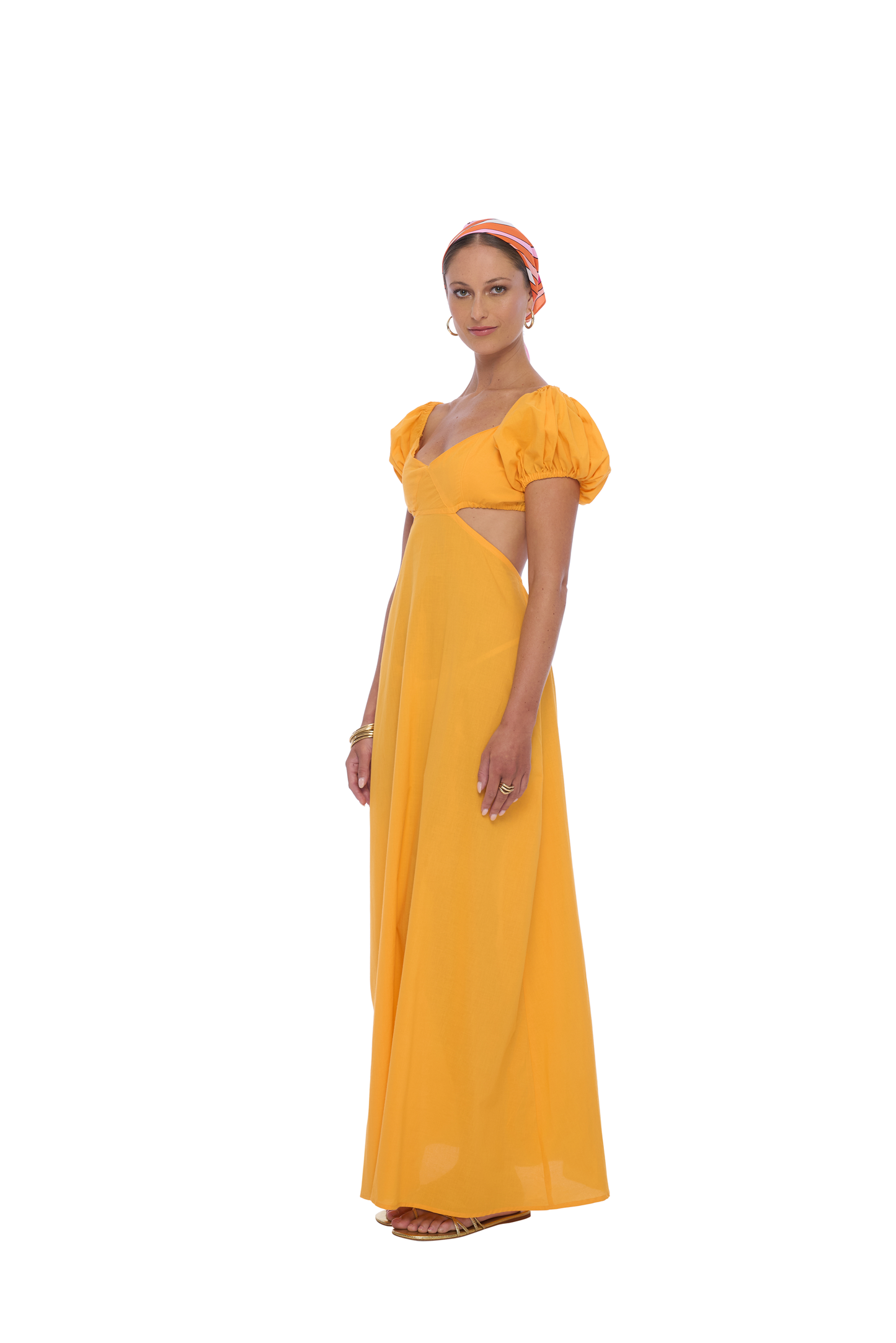 Peridot Maxi Dress in Orange - Realm