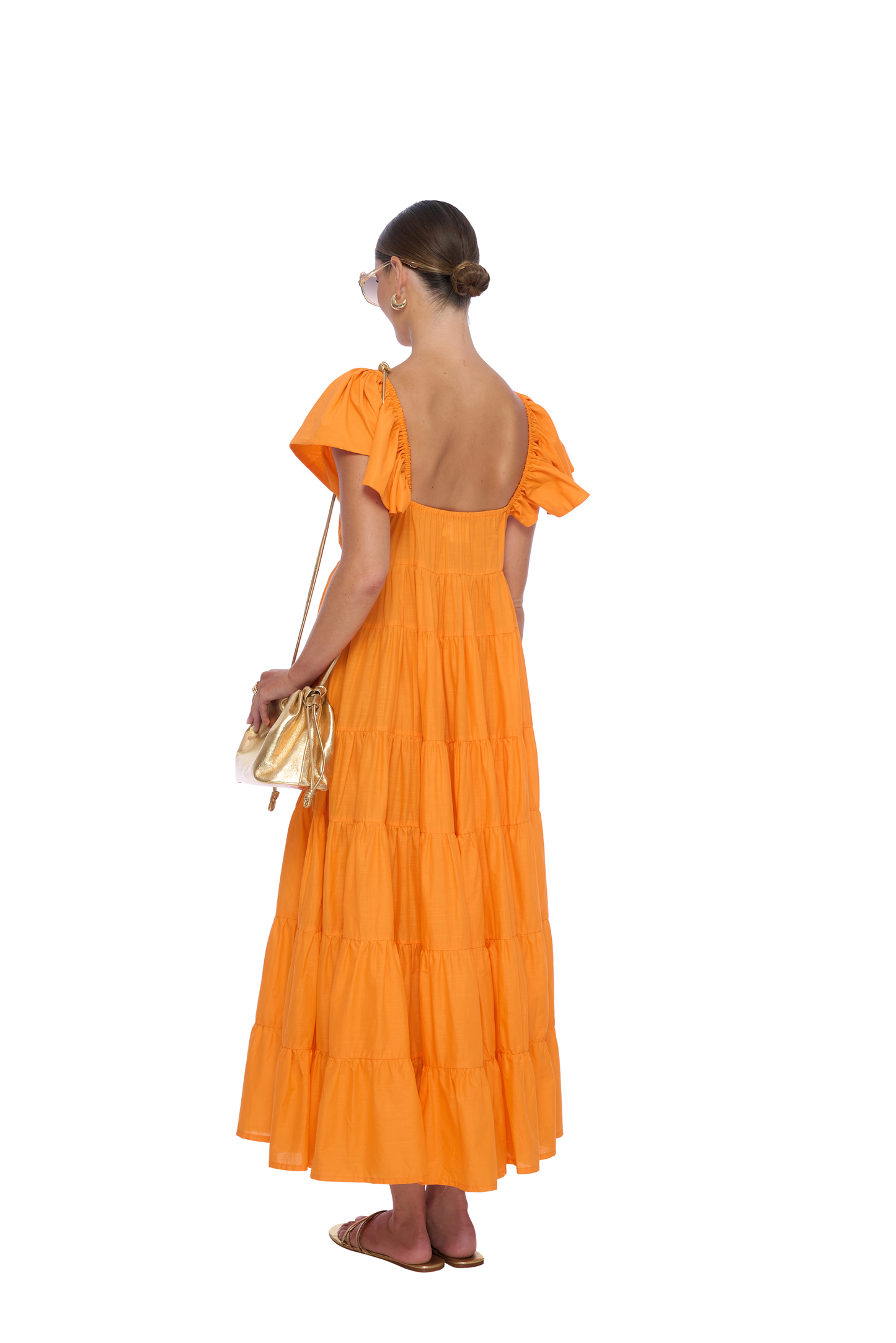 Oread Maxi Dress in Orange - Realm