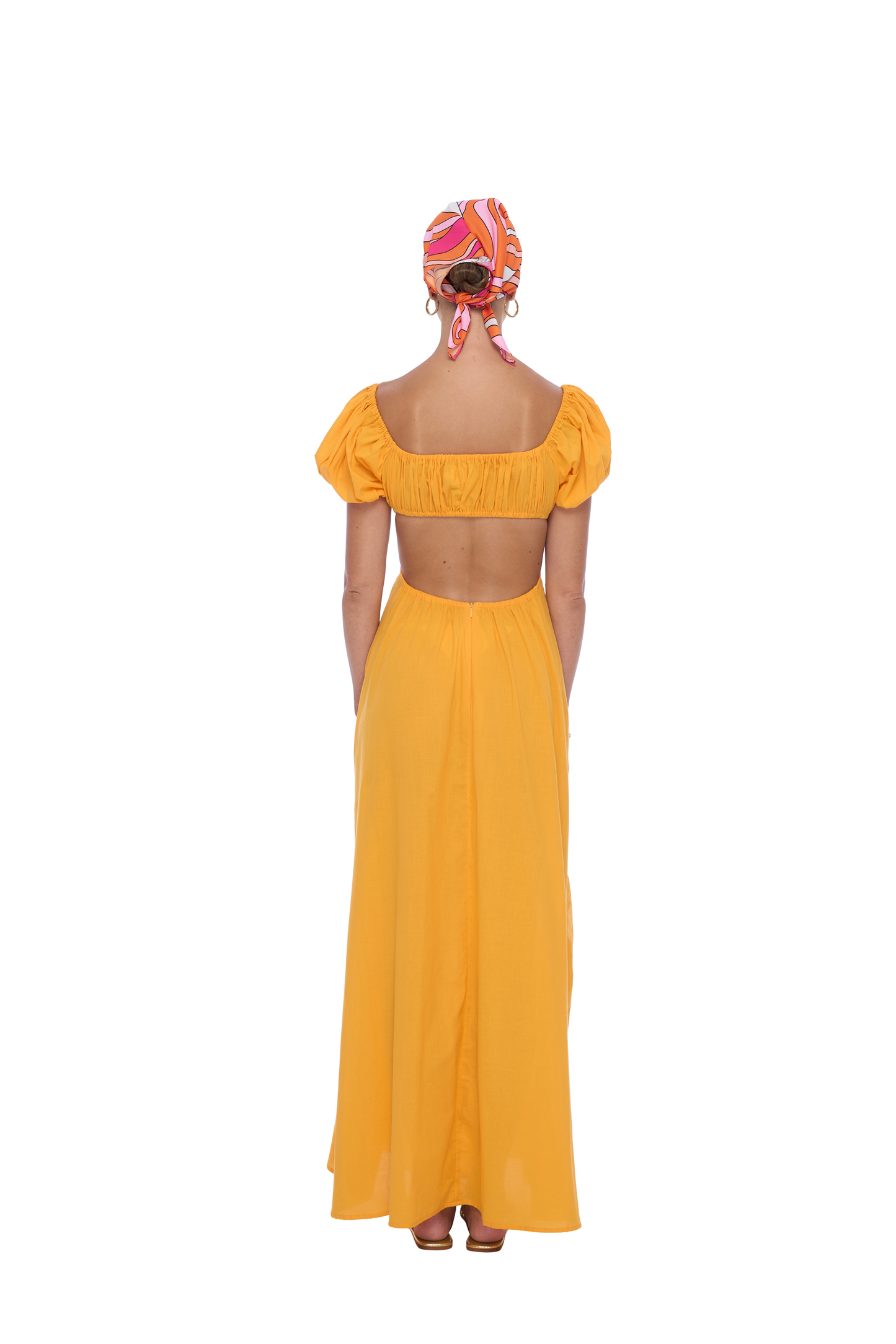 Peridot Maxi Dress in Orange - Realm