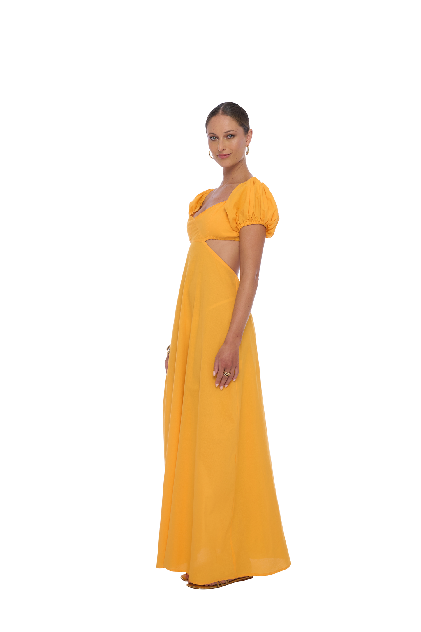Peridot Maxi Dress in Orange - Realm