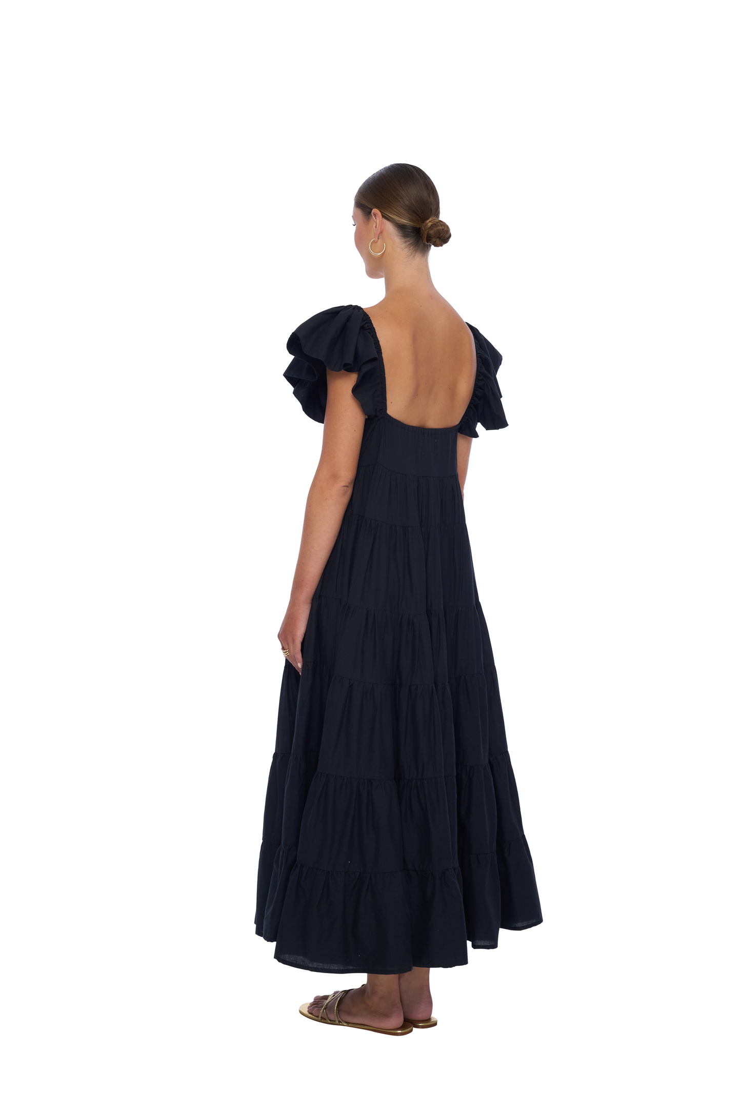 Oread Maxi Dress in Black - Realm