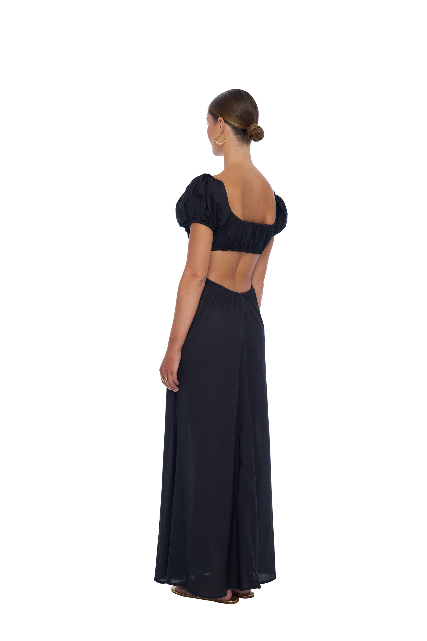 Peridot Maxi Dress in Black - Realm