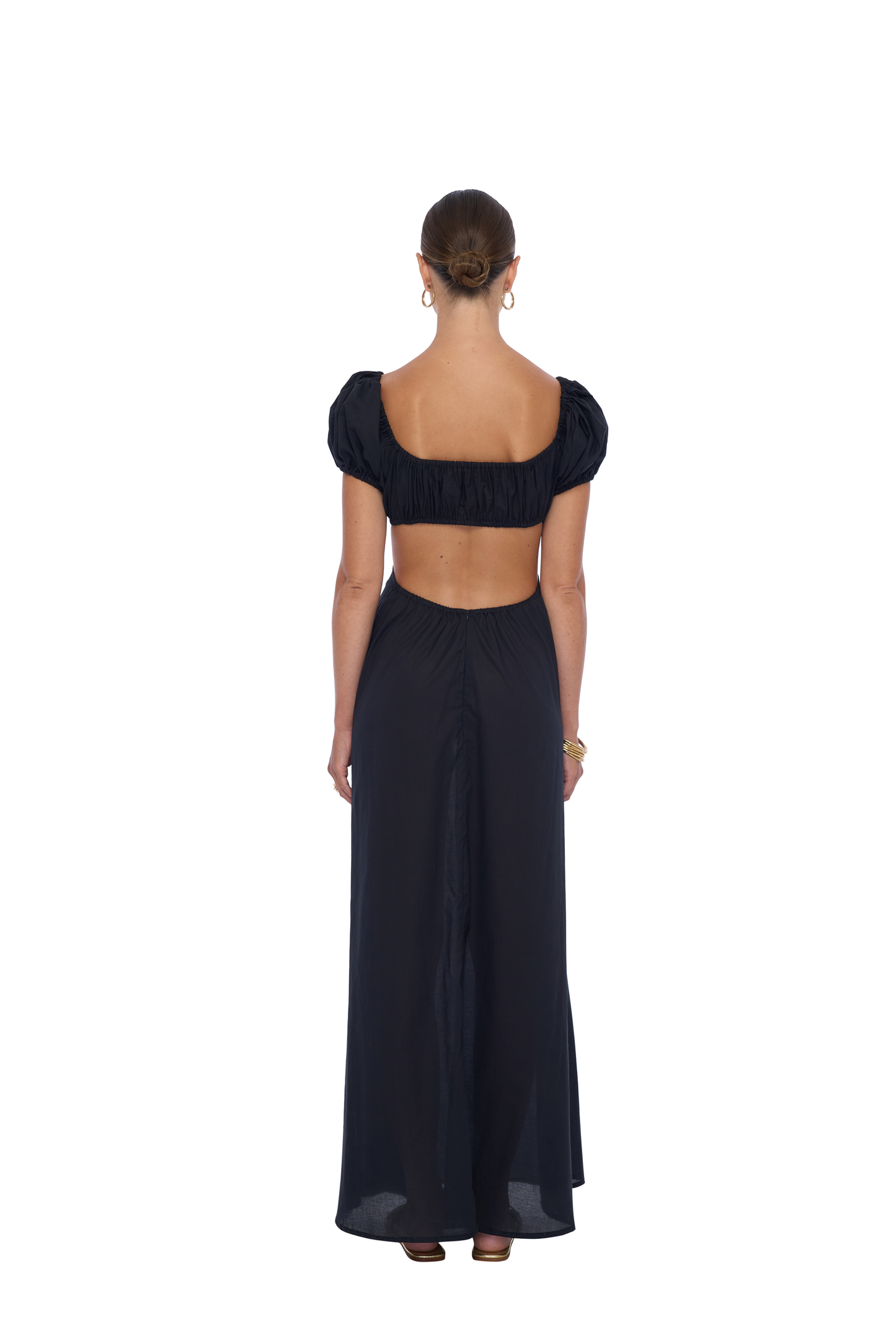 Peridot Maxi Dress in Black - Realm