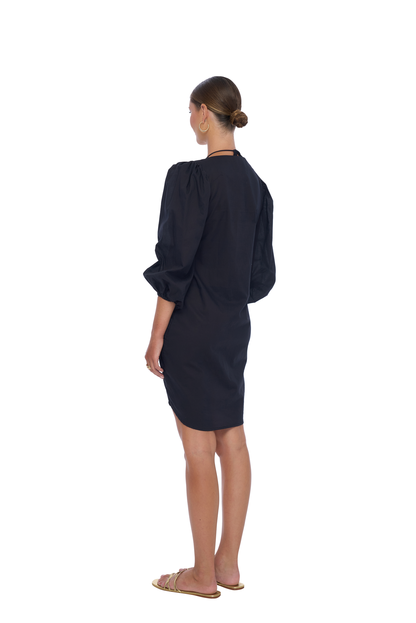 Guava Beach Cover Up In Black - Realm