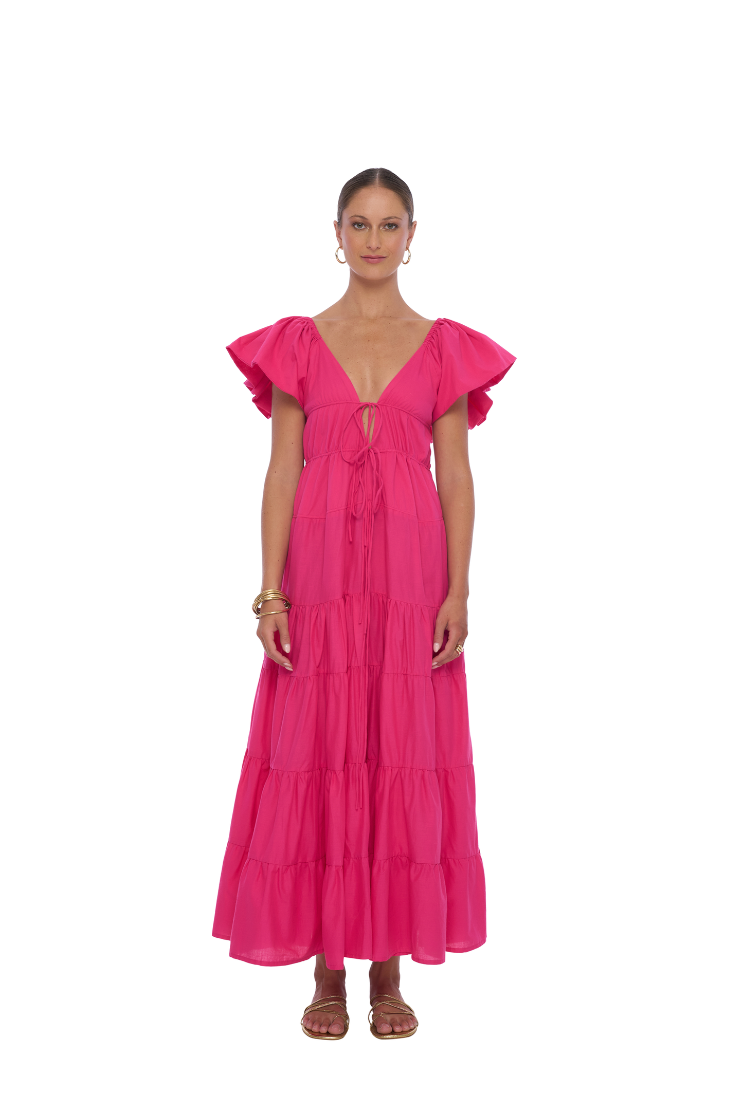 Oread Maxi Dress in Hot pink - Realm