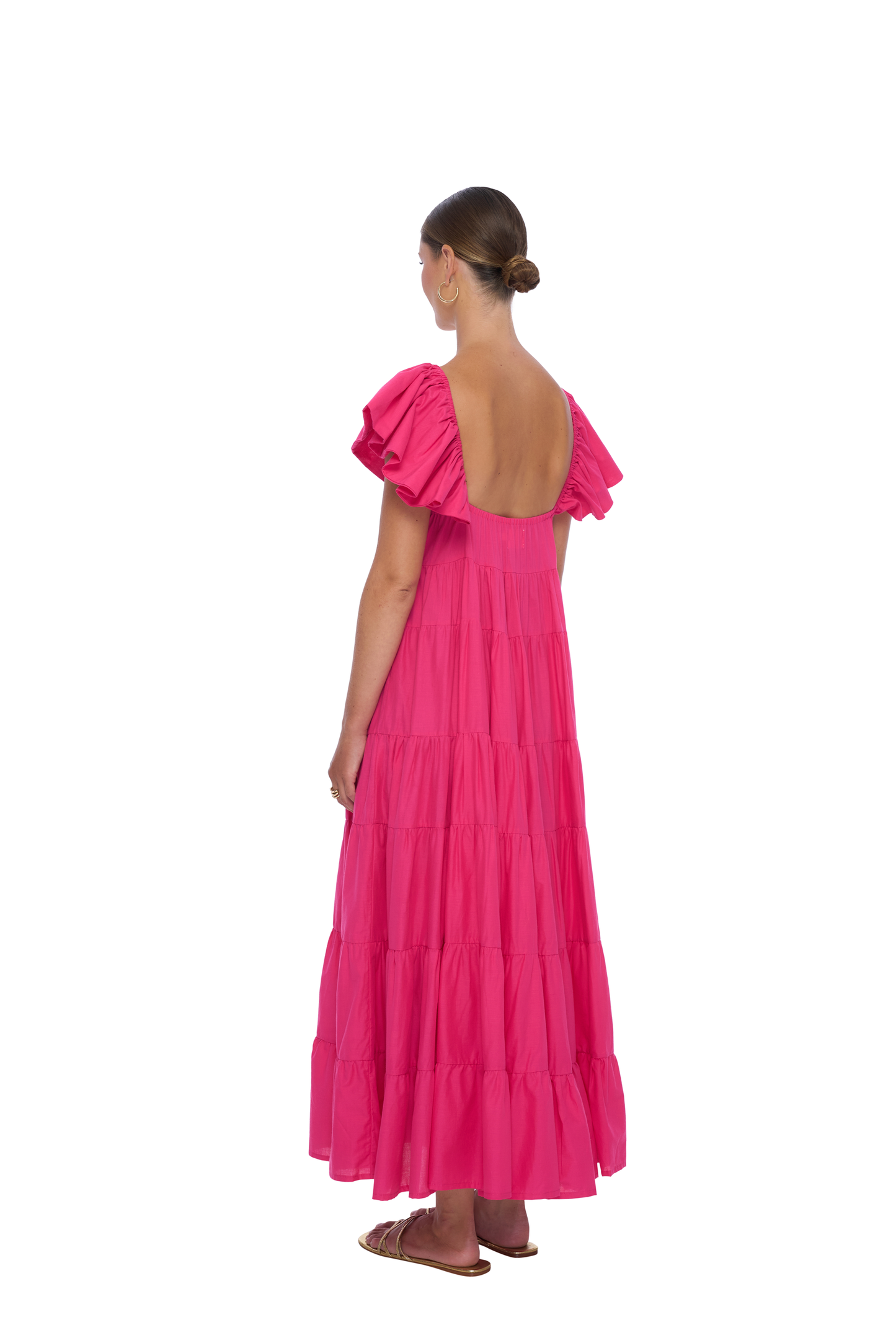 Oread Maxi Dress in Hot pink - Realm