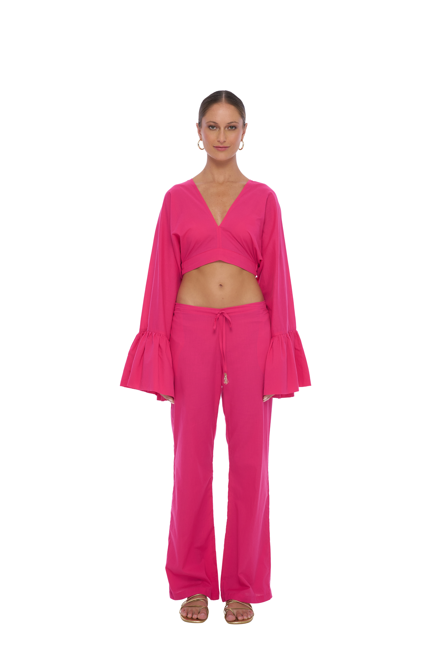 Hera Blouse in Pink - Realm