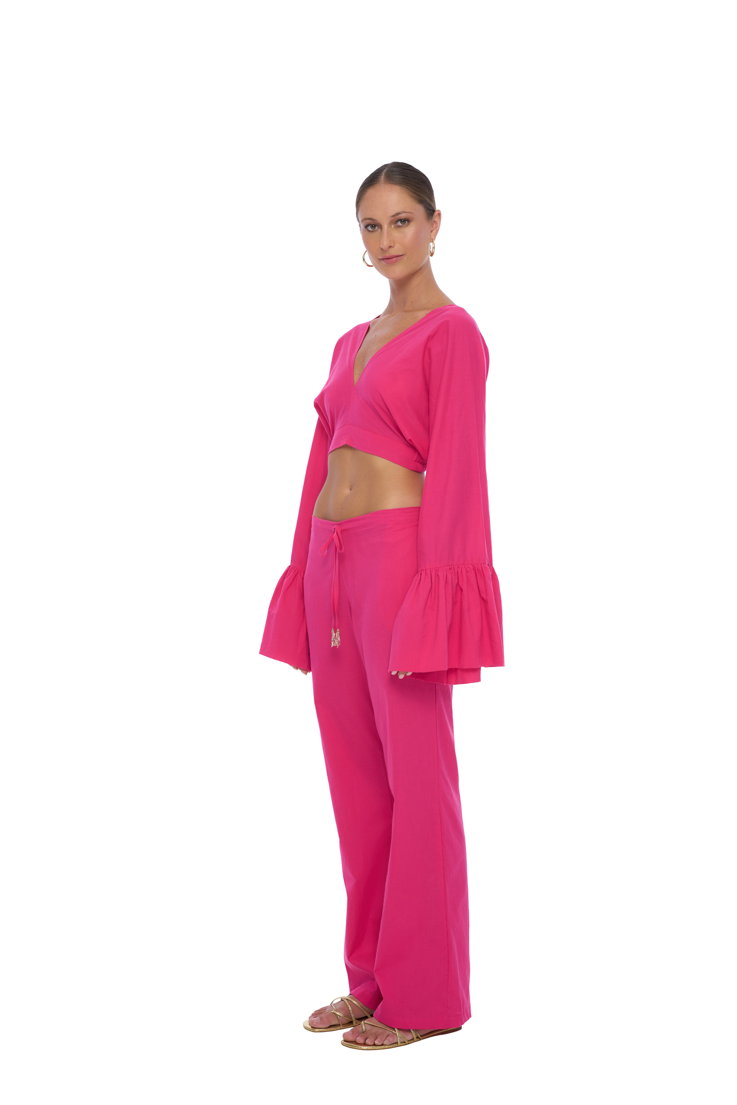 Hera Blouse in Pink - Realm
