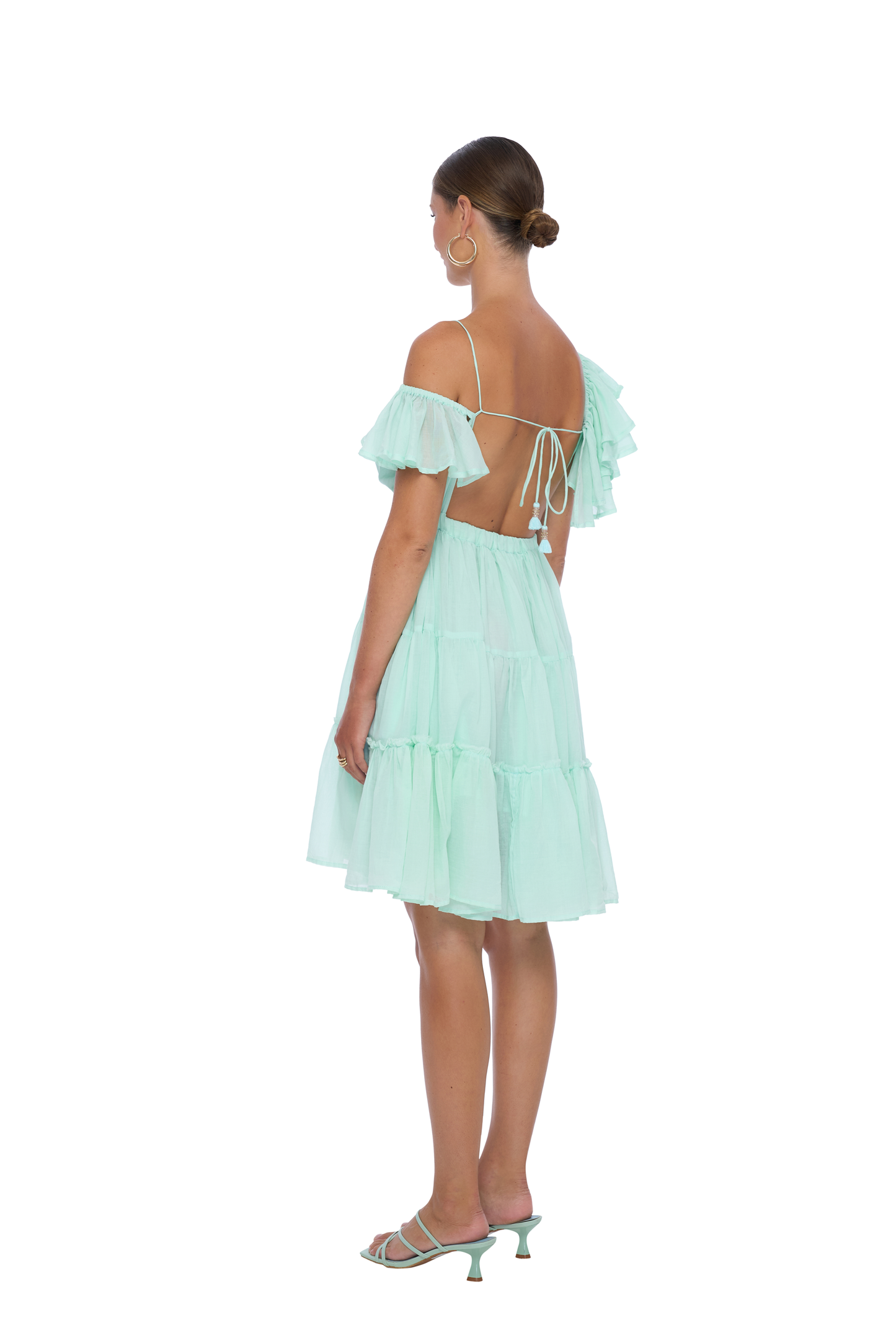 Astrid Mini Dress in Mint - Realm