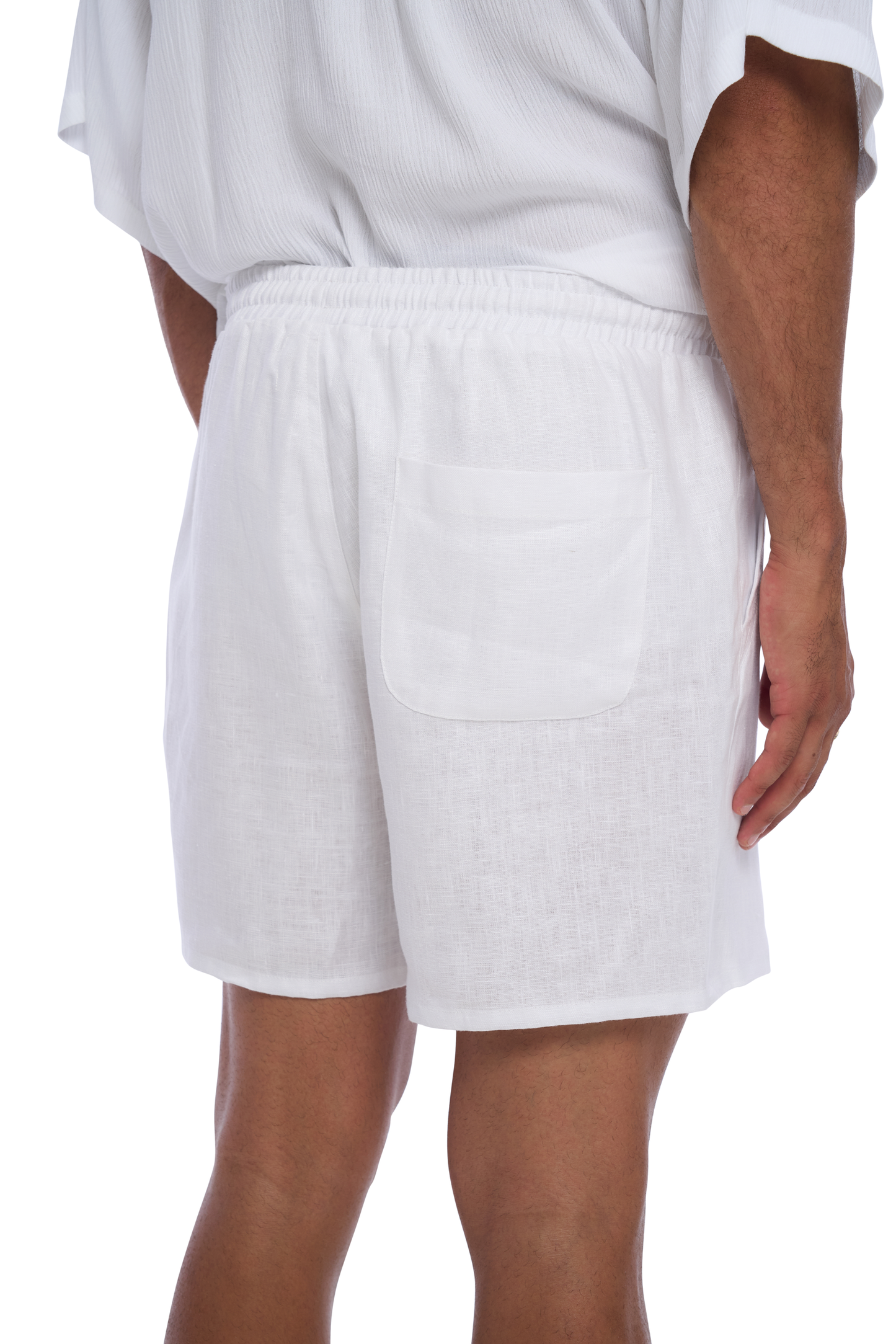 Byron Shorts in White - Realm