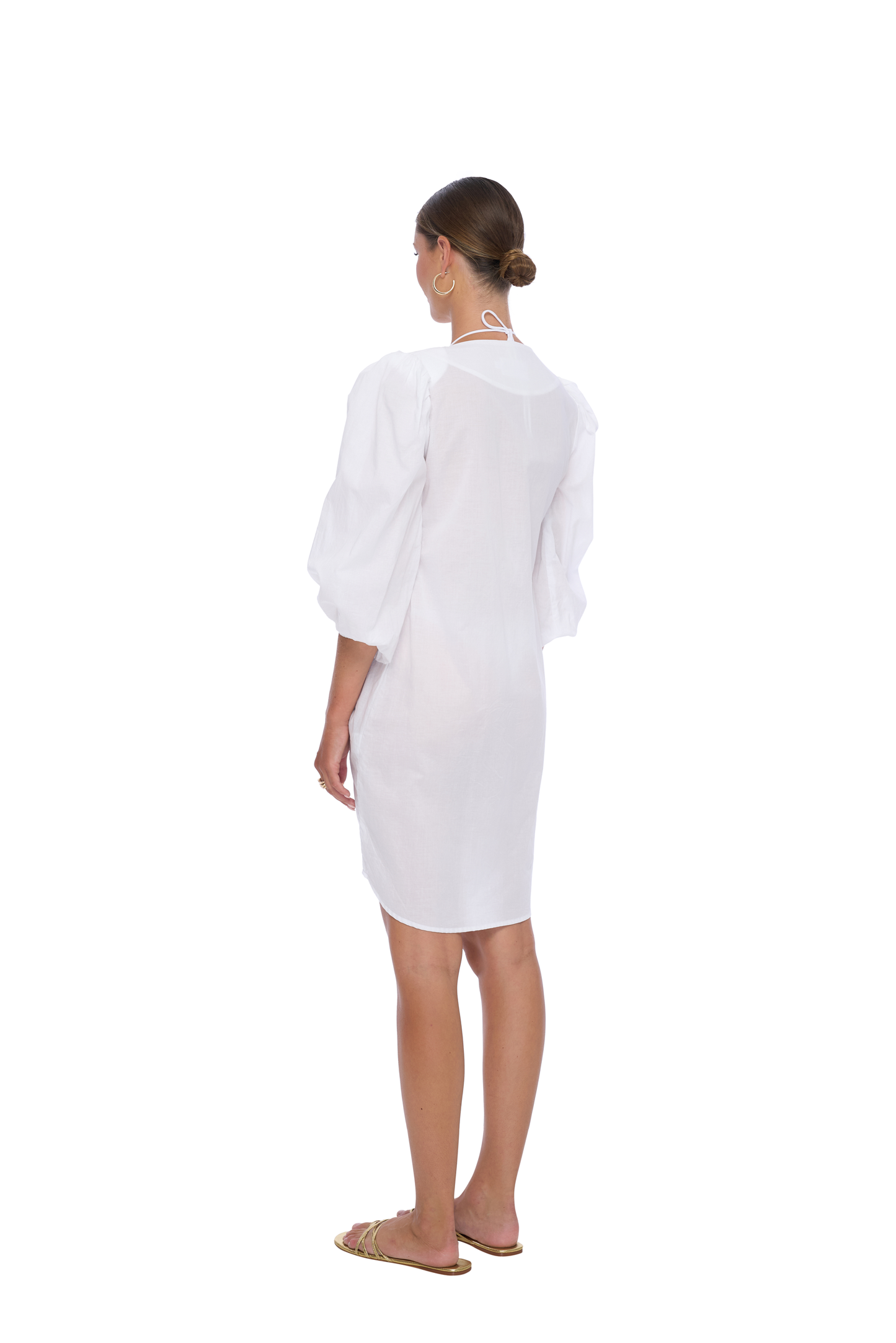 Guava Beach Cover Up in White - Realm