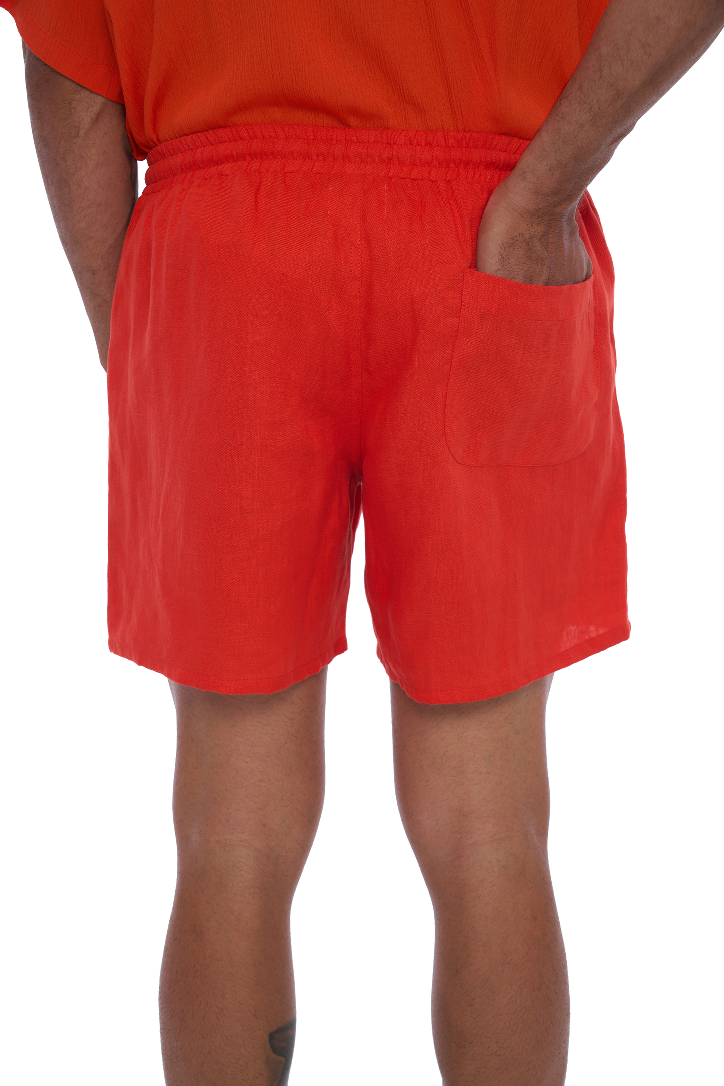 Byron Shorts in Red - Realm