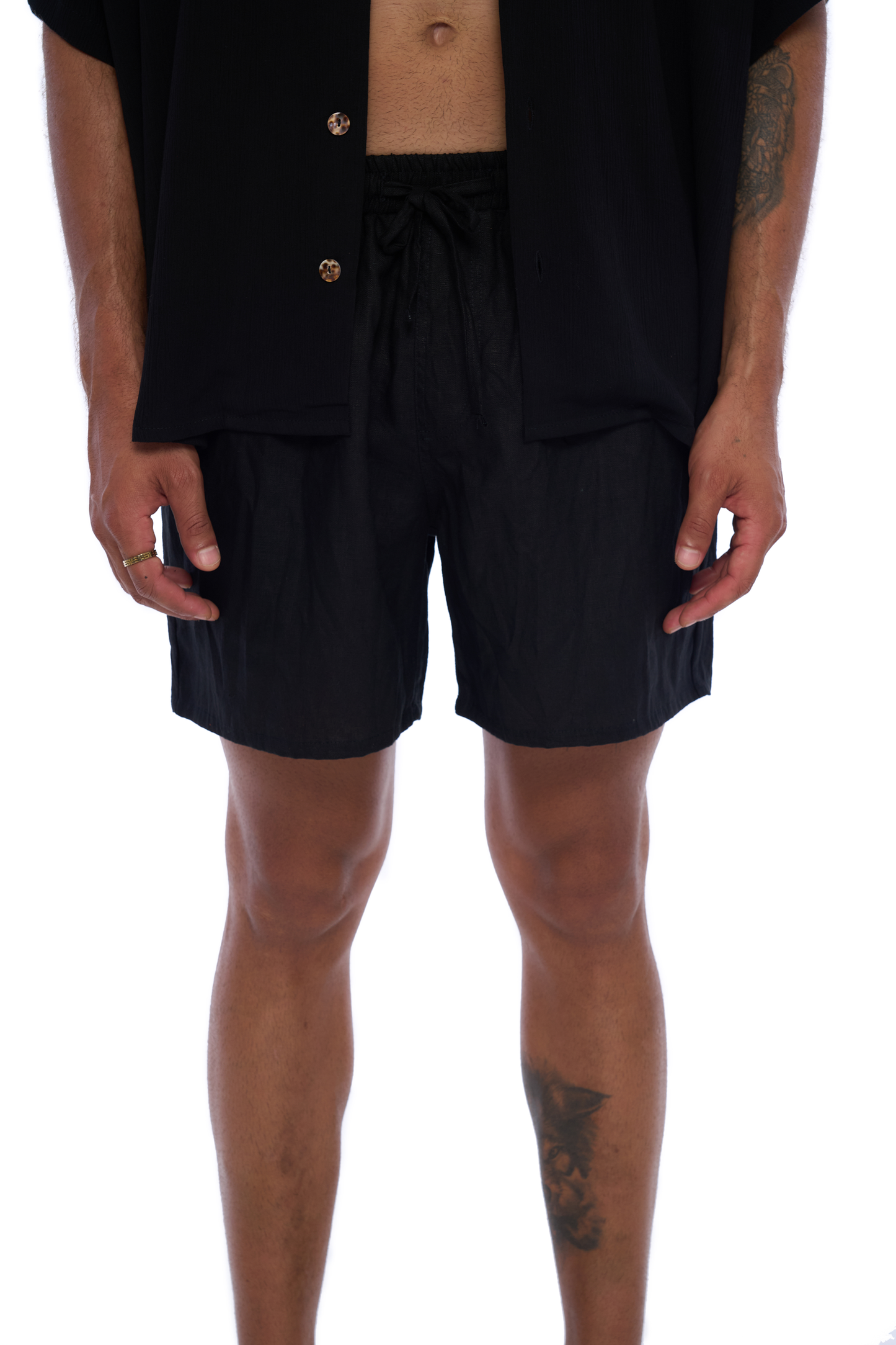Byron Shorts in Black - Realm