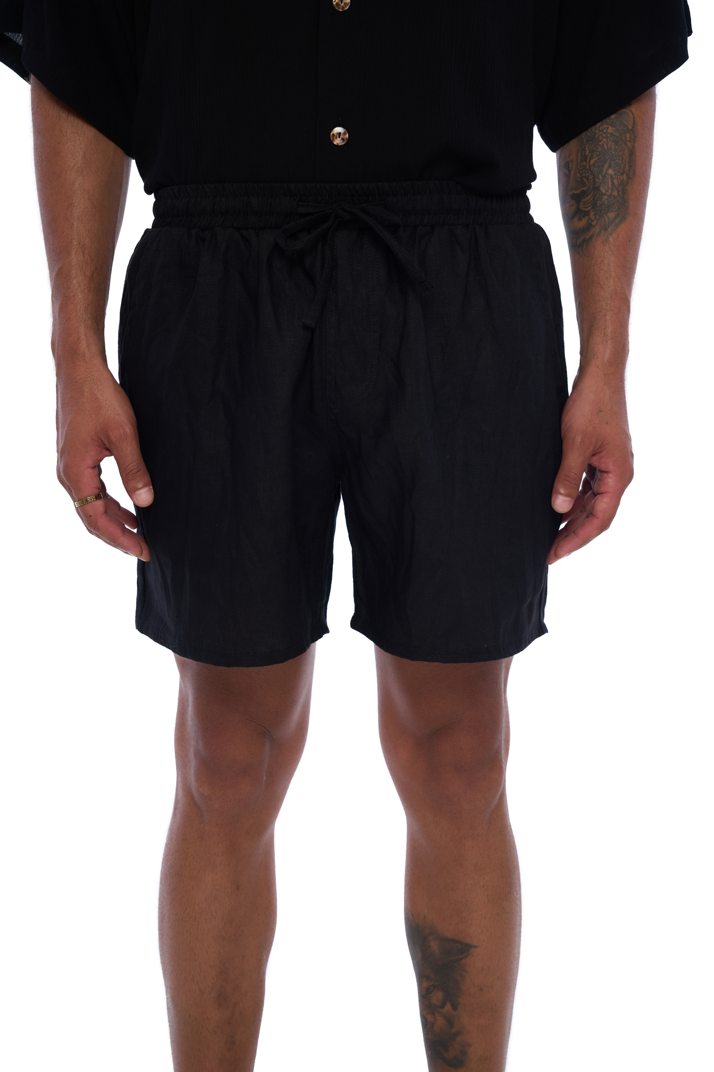 Byron Shorts in Black - Realm