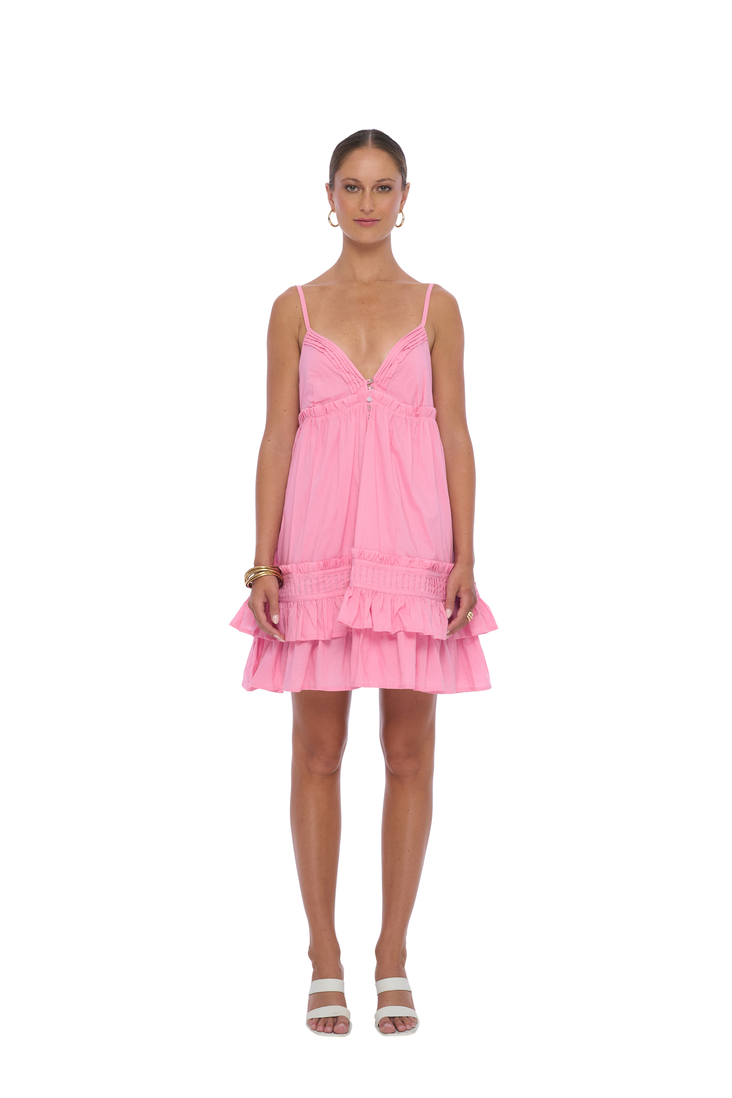 Clementine Mini Dress in pink - Realm