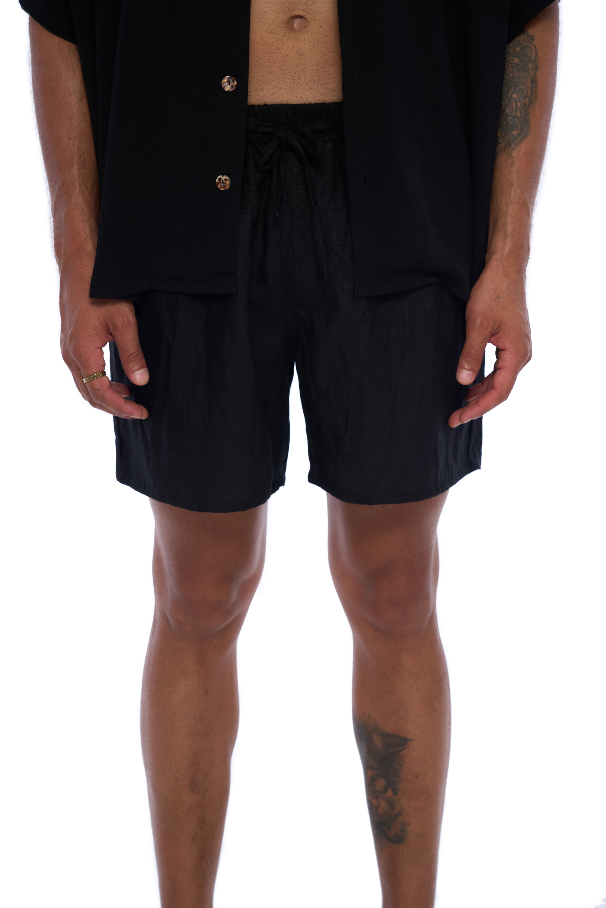 Byron Shorts in Black - Realm