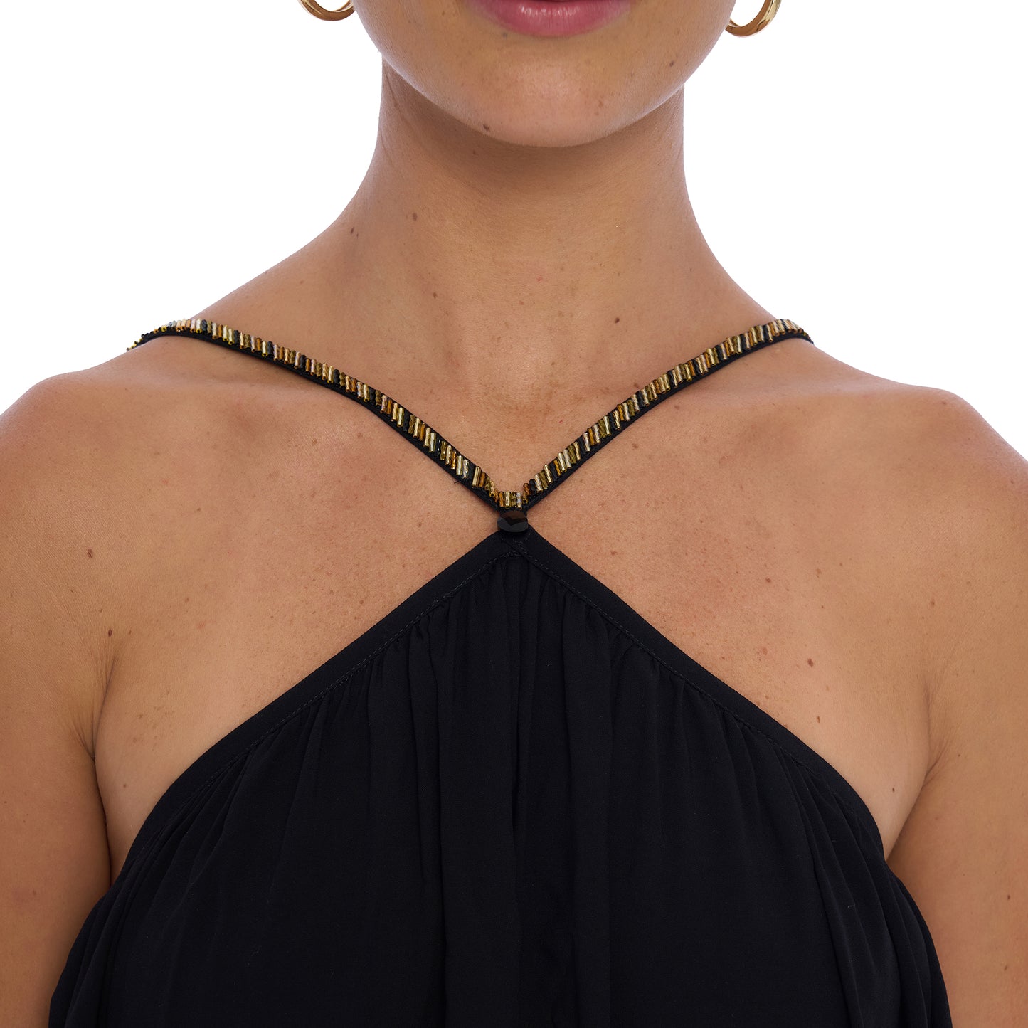 Nixie Mini Dress in Black - Realm