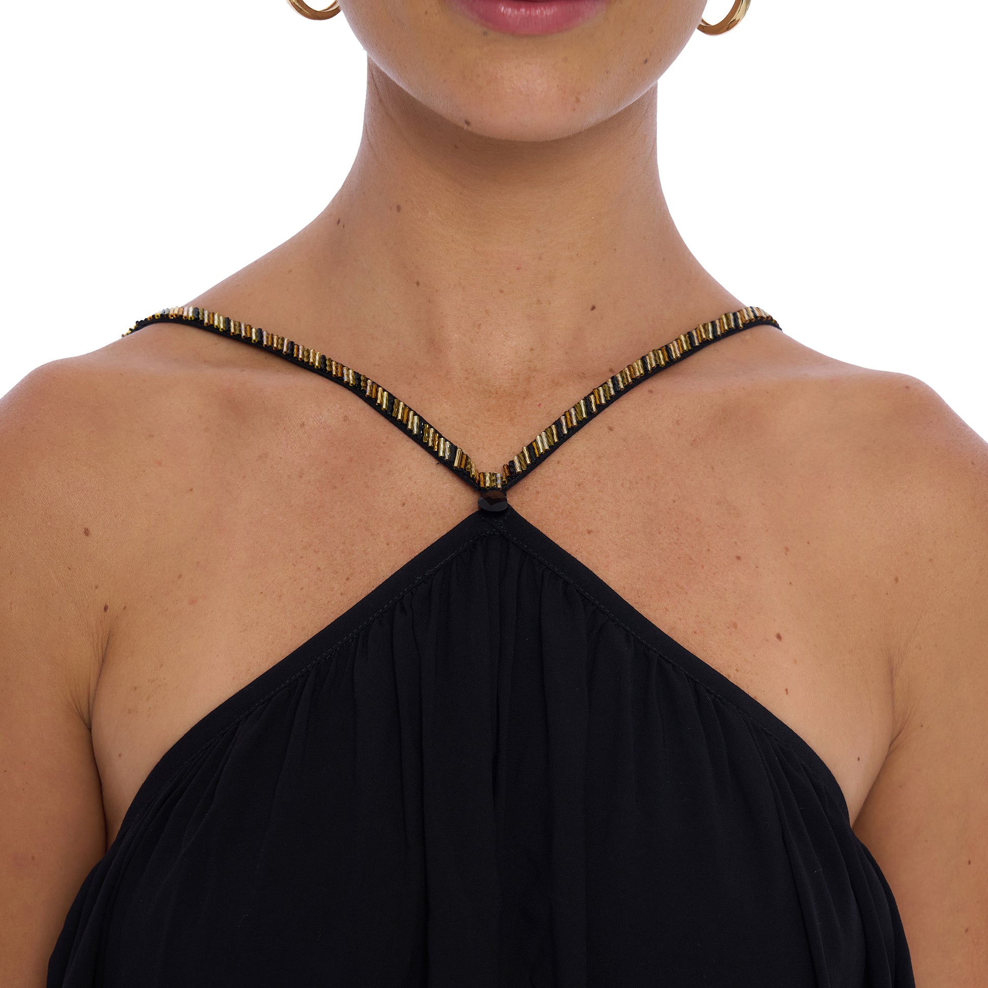 Nixie Mini Dress in Black - Realm